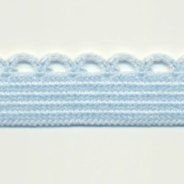 Knit Picot Stretch Tape #06 Sherbet Blue