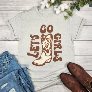 Let's Go Girls Boot T-shirt