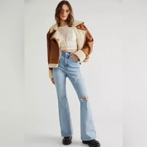Levi’s NWT Premium 70s High Rise Flare Size 28 Free People Disco Bell Bottom