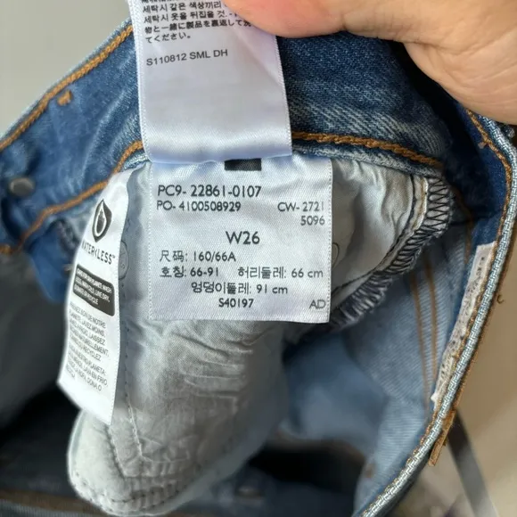 Levi’s WEDGIE ICON FIT ANKLE WOMEN'S JEANS Sz 26
