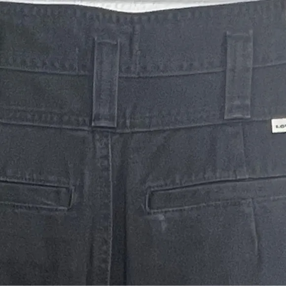 LEVI'S X STRANGER THINGS EL WOMEN'S 100% COTTON JEANS SZ 26 BLACK NO SUSPENDERS