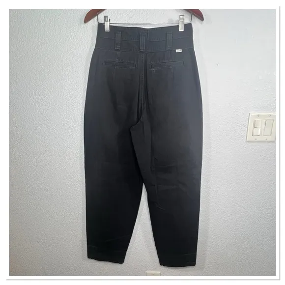 LEVI'S X STRANGER THINGS EL WOMEN'S 100% COTTON JEANS SZ 26 BLACK NO SUSPENDERS