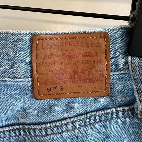 Levi’s 501 Skinny Snowflake Jeans