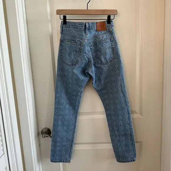 Levi’s 501 Skinny Snowflake Jeans