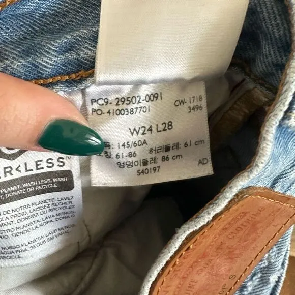 Levi’s 501 Skinny Snowflake Jeans