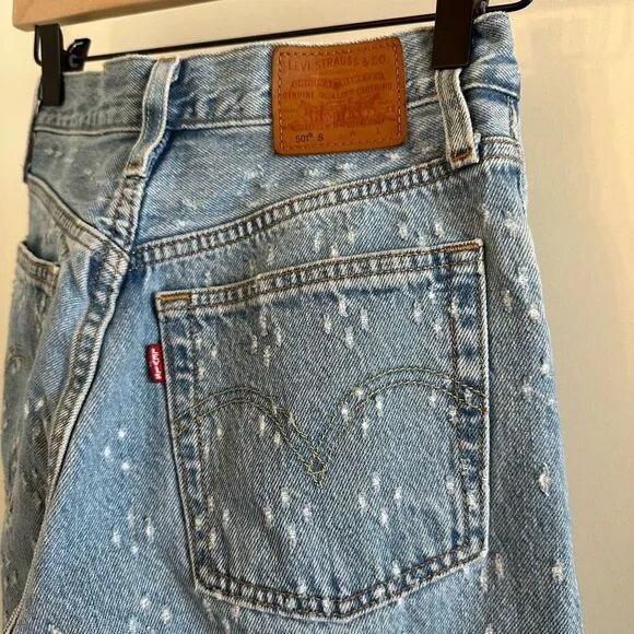 Levi’s 501 Skinny Snowflake Jeans
