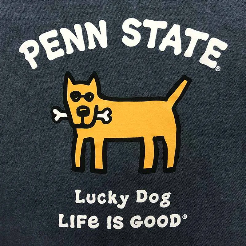 Life Is Good Penn State Dog Bone T-Shirt