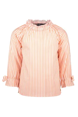 Lightweight Long Sleeve Stripe Blouse