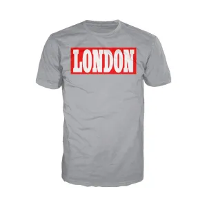 London Stencil Men's T-shirt (Heather Grey)