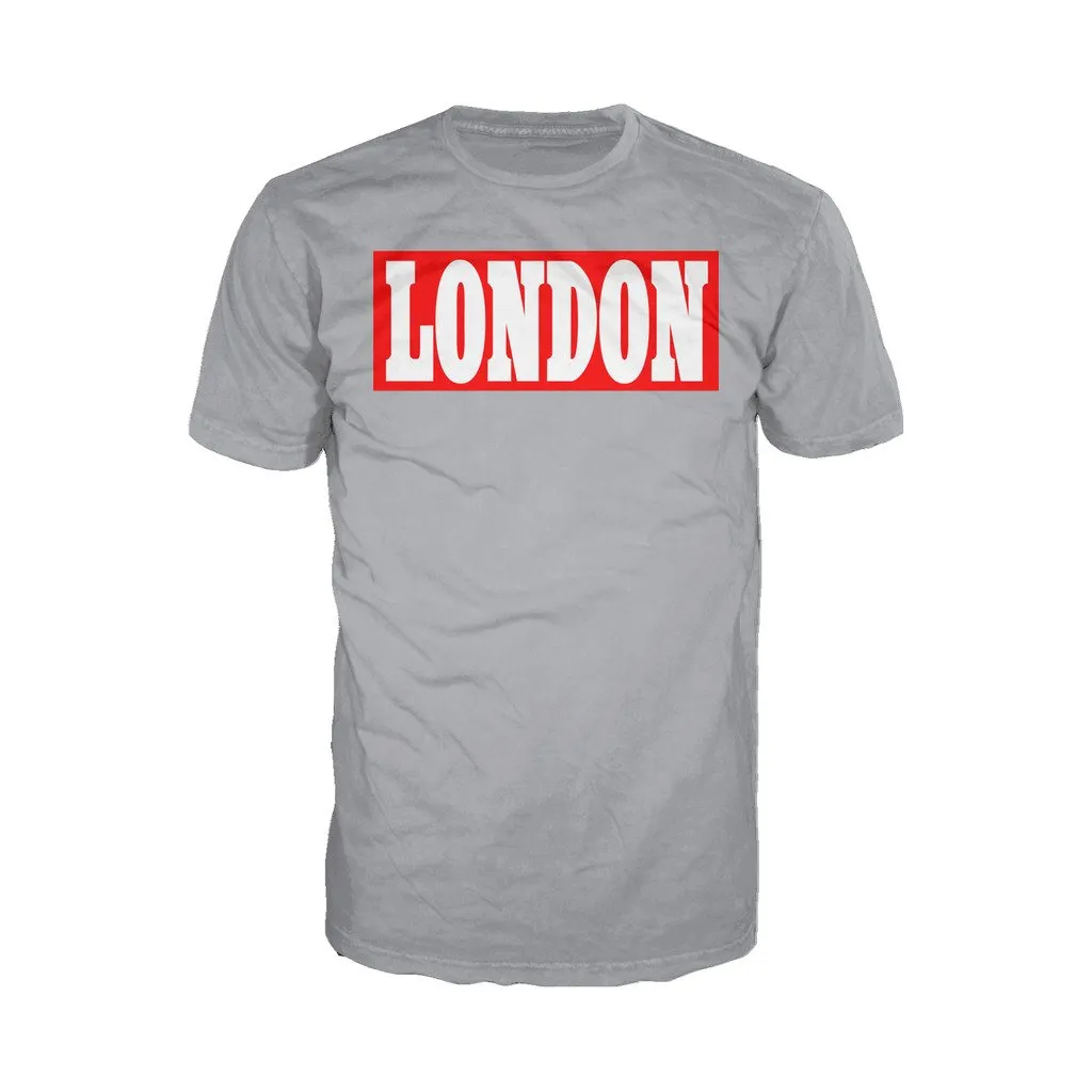 London Stencil Men's T-shirt (Heather Grey)