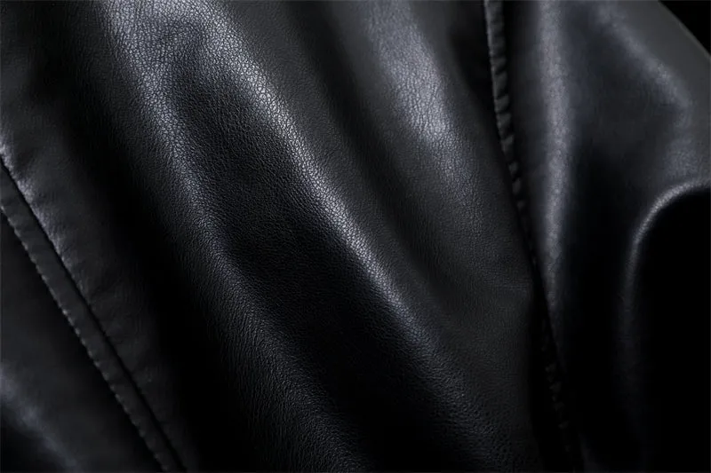 Loose Leather Jacket
