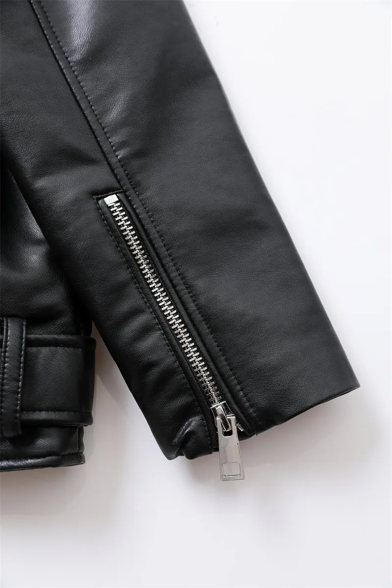 Loose Leather Jacket