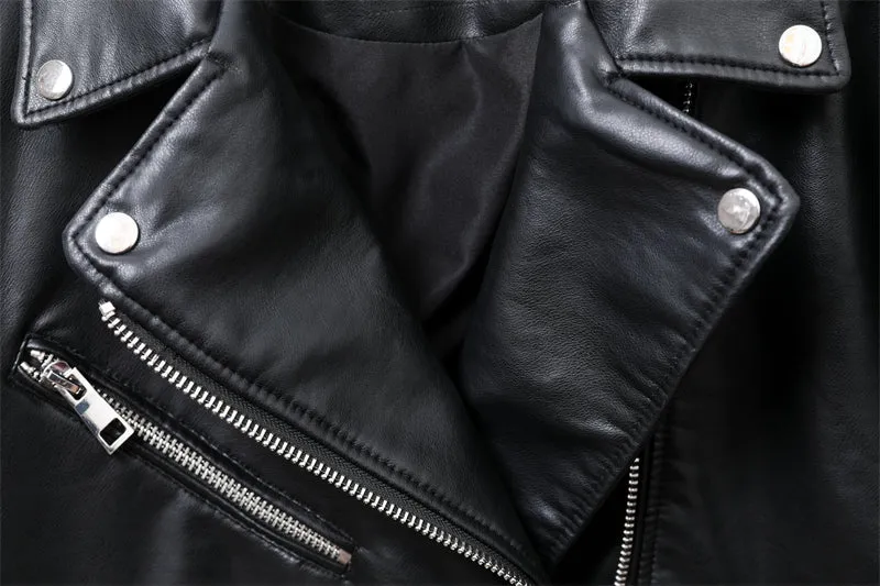 Loose Leather Jacket