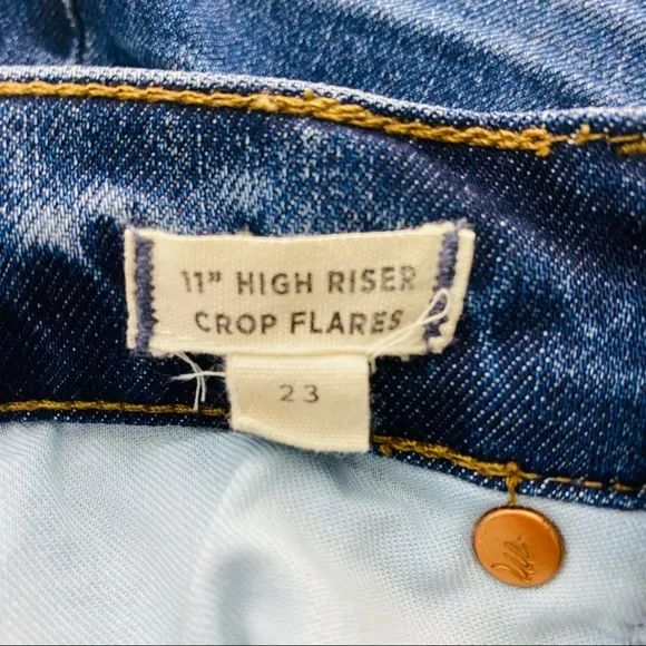 Madewell Los Feliz Crop Flare Jeans High Rise 23