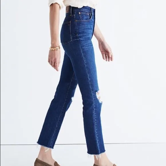 Madewell Los Feliz Crop Flare Jeans High Rise 23