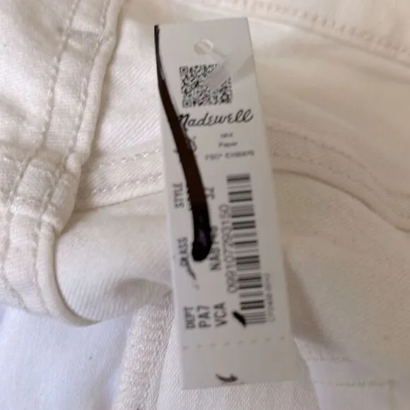 Madewell NWT Mid Rise Perfect Vintage Jeans Size 32 in Vintage Canvas