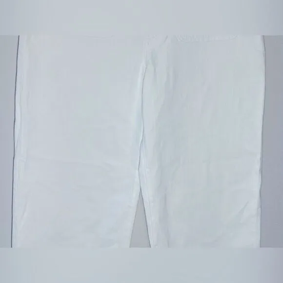 Madewell NWT Perfect Vintage Wide Leg Crop Jean Size 31 White Patch Pocket Editi