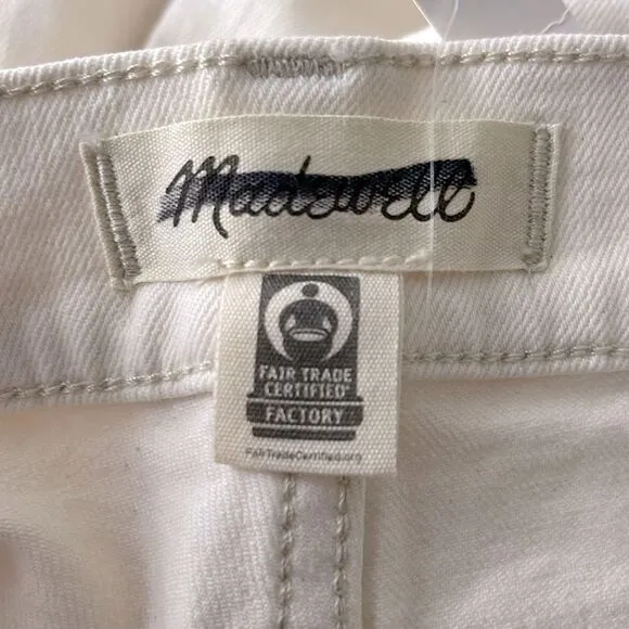 Madewell NWT Perfect Vintage Wide Leg Jean Size 33 Patch Pocket