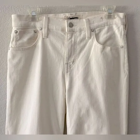 Madewell Petite Kick Out Full Length Jeans Size 28P in Vintage Canvas