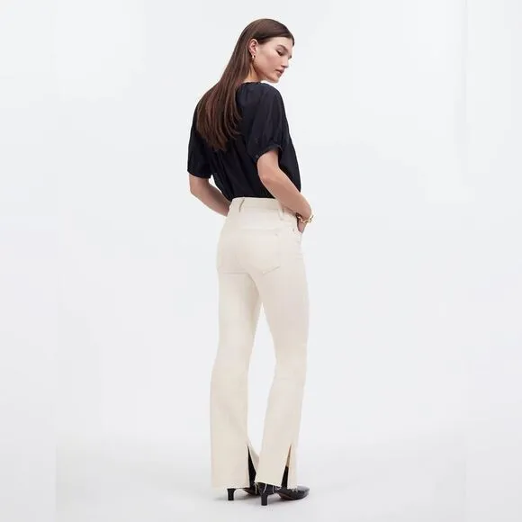 Madewell Petite Kick Out Full Length Jeans Size 28P in Vintage Canvas