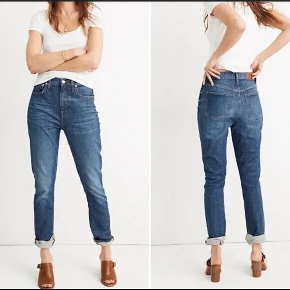 Madewell The High-Rise Slim Boyjean Eco Edition Size 26