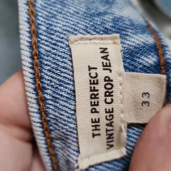 Madewell The Perfect Vintage Crop Jeans