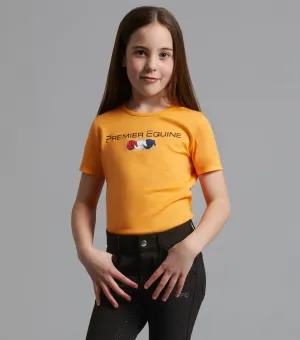 MARKED - Chiaro Girls Cotton Riding T-Shirt Orange