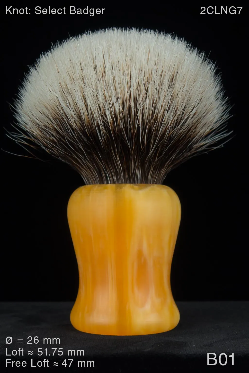 Marley 26 mm Satin Lemon Drop