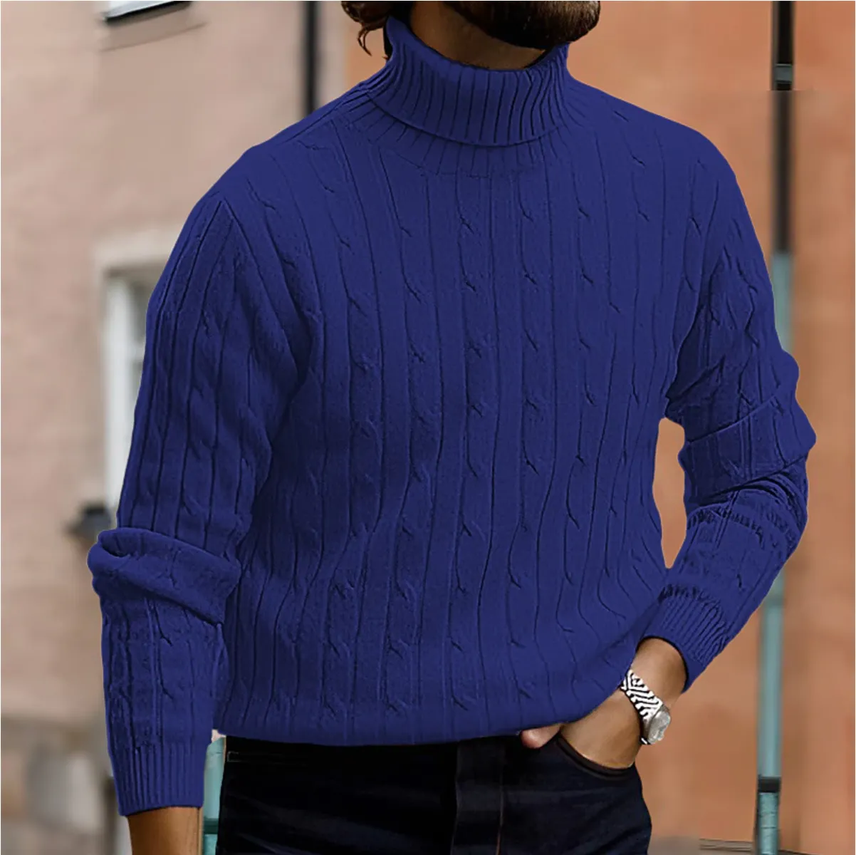 Men's Turtleneck Sweater for Elegant & Casual Looks – Daniel