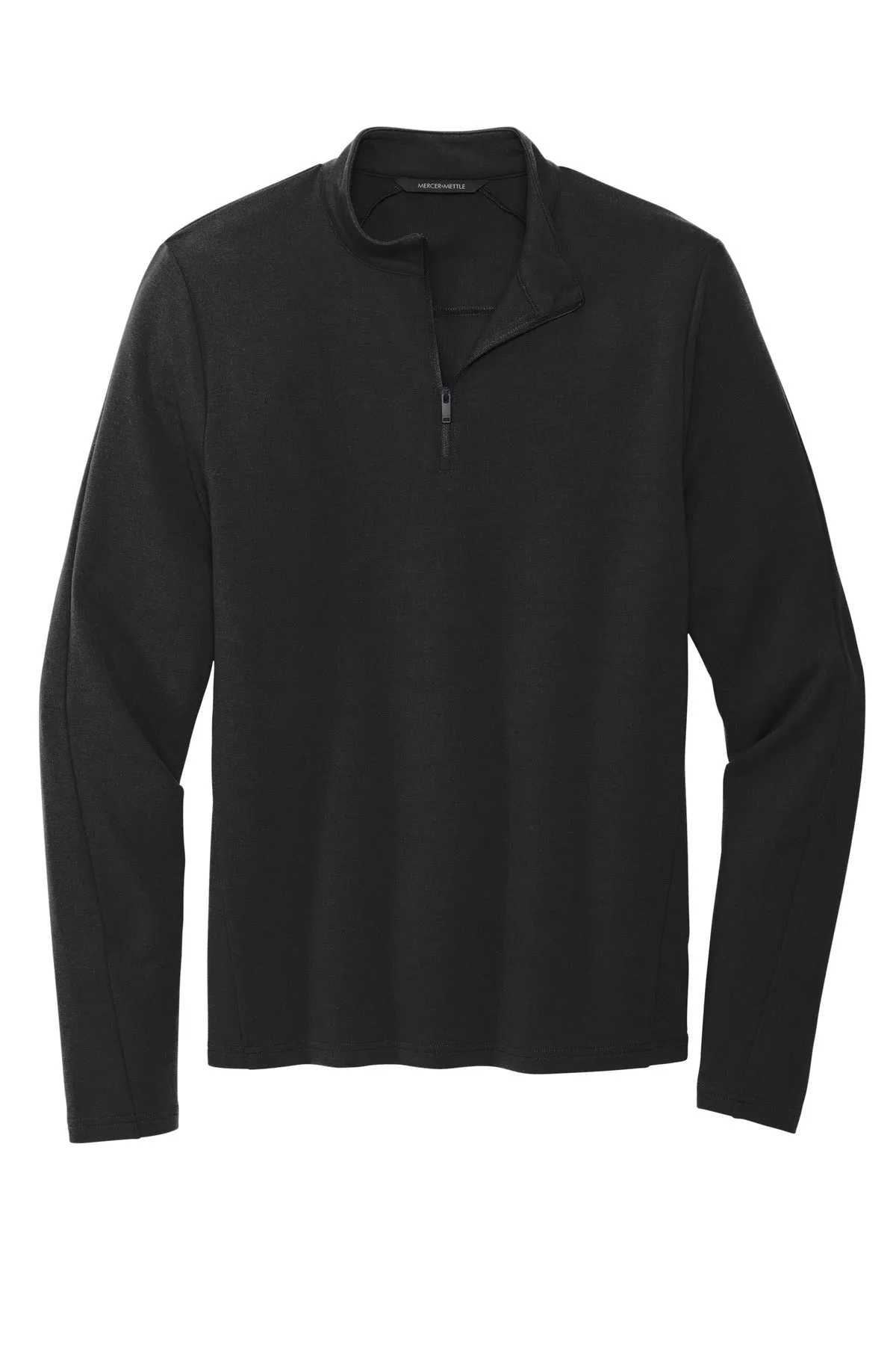 Mercer Mettle Stretch 1/4-Zip Pullover MM3010 Deep Black