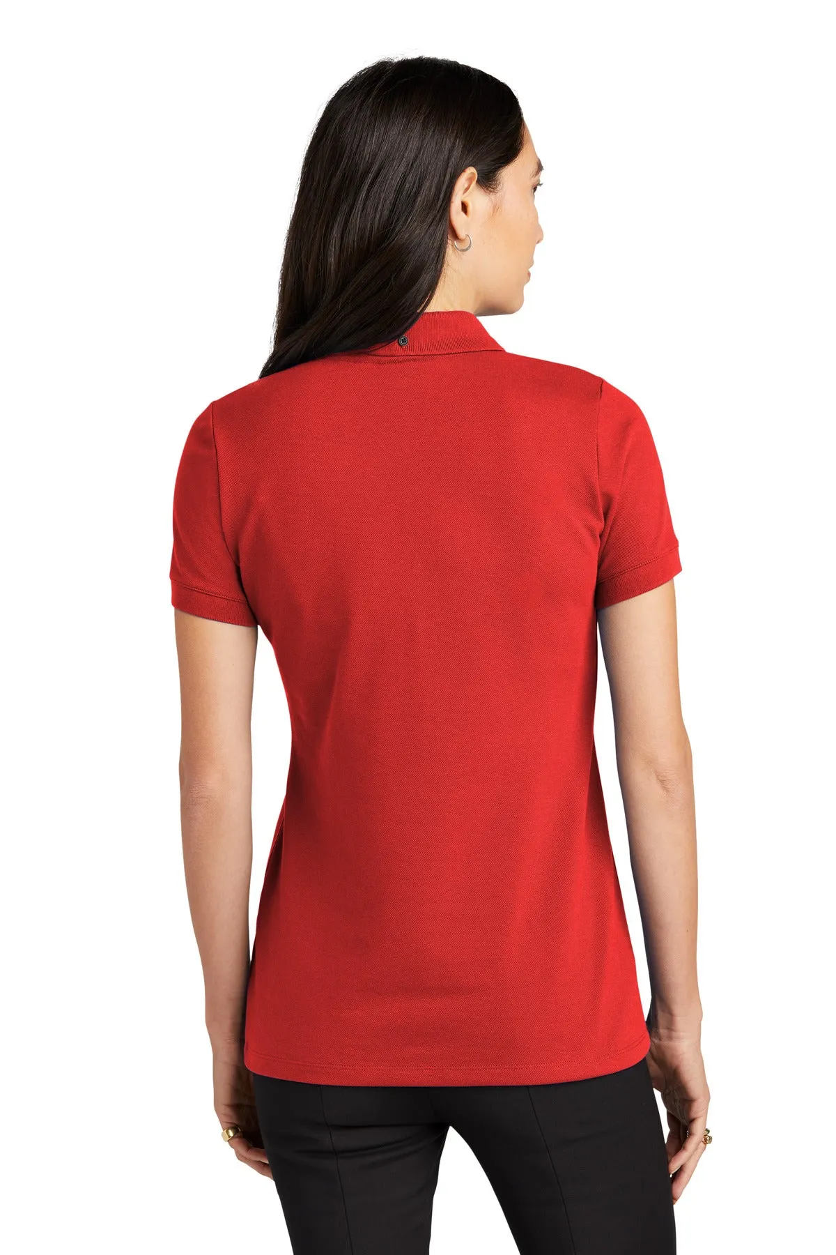 Mercer Mettle Women's Stretch Heavyweight Pique Polo MM1001 Apple Red