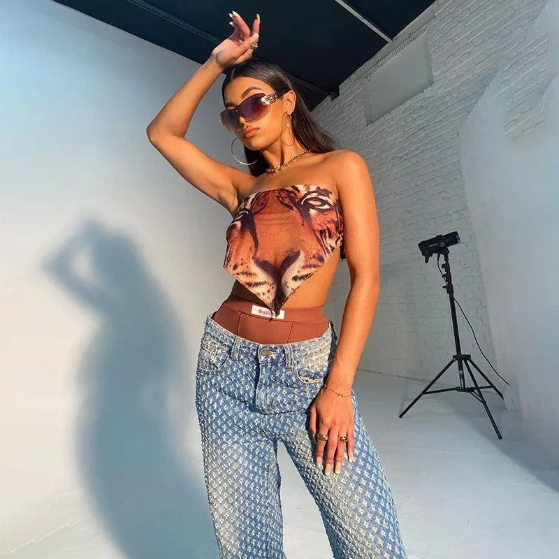 Mercy Vintage High Waist Ripped Jeans