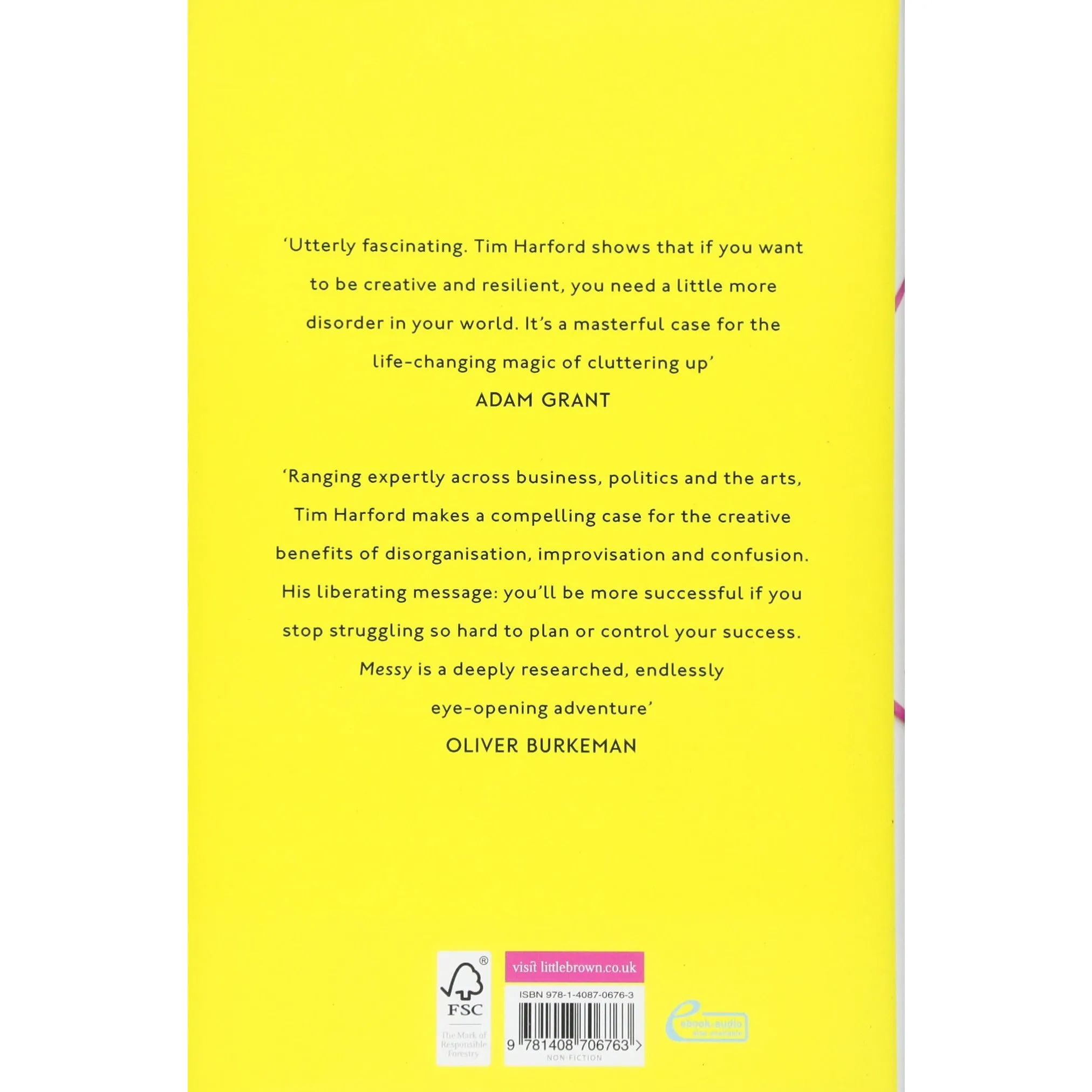 Messy: How to Be Creative and Resilient in a Tidy-Minded World