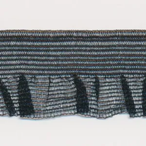 Mist Organdy Frill Stretch #50 Black