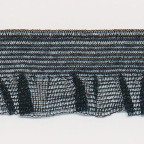 Mist Organdy Frill Stretch #50 Black