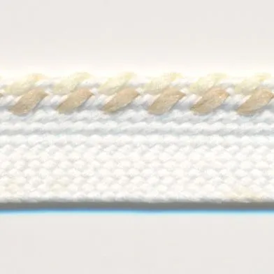 Mix Stitch Piping #01 White & Ficelle & Cream
