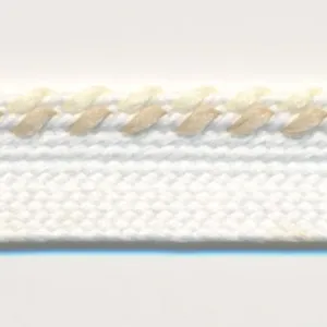Mix Stitch Piping #01 White & Ficelle & Cream