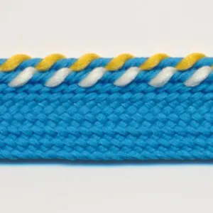 Mix Stitch Piping #24 Peacock & Cream & Yellow