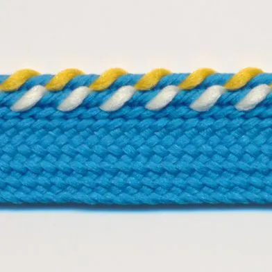 Mix Stitch Piping #24 Peacock & Cream & Yellow