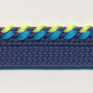 Mix Stitch Piping #30 Old Navy & Peacock & Acid Green