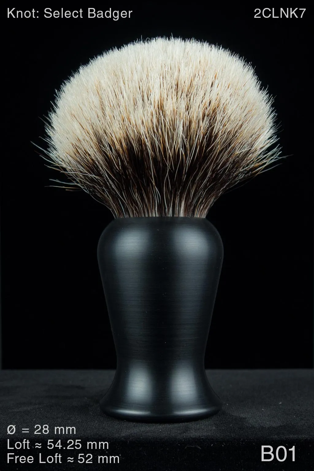 Moby 28 mm Satin Ebony