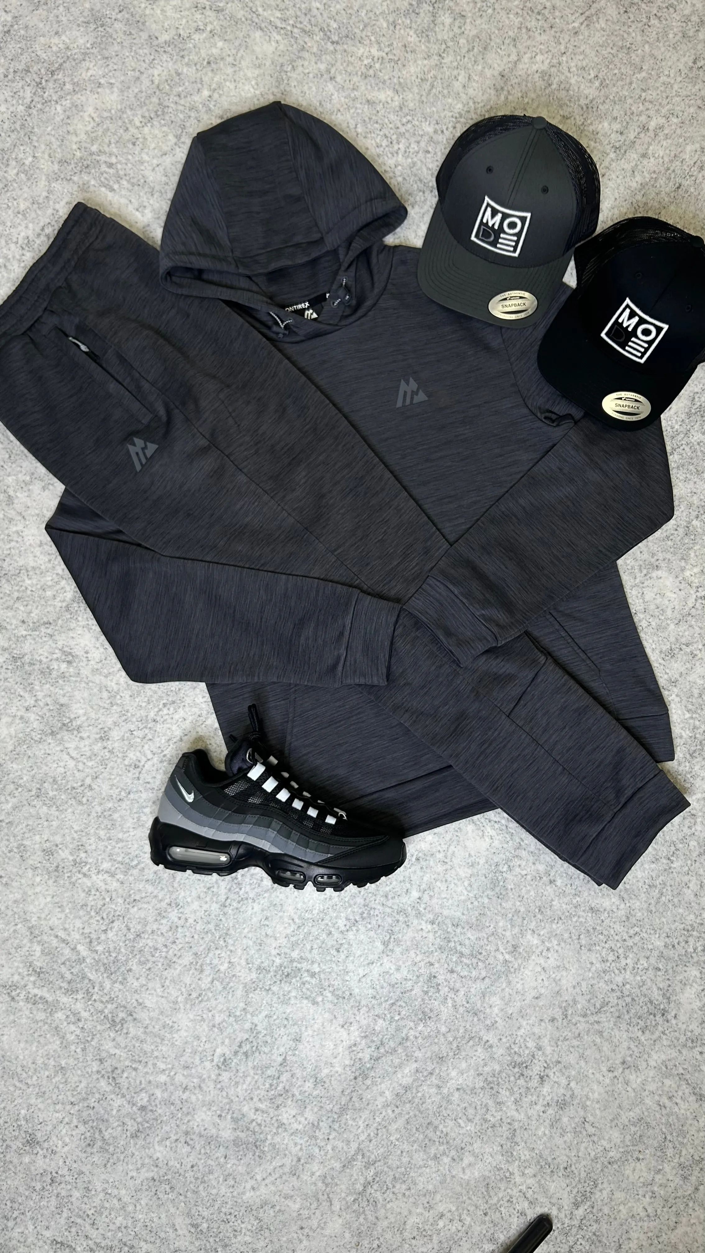 Montirex Rapid Fleece Tracksuit - Dark Grey