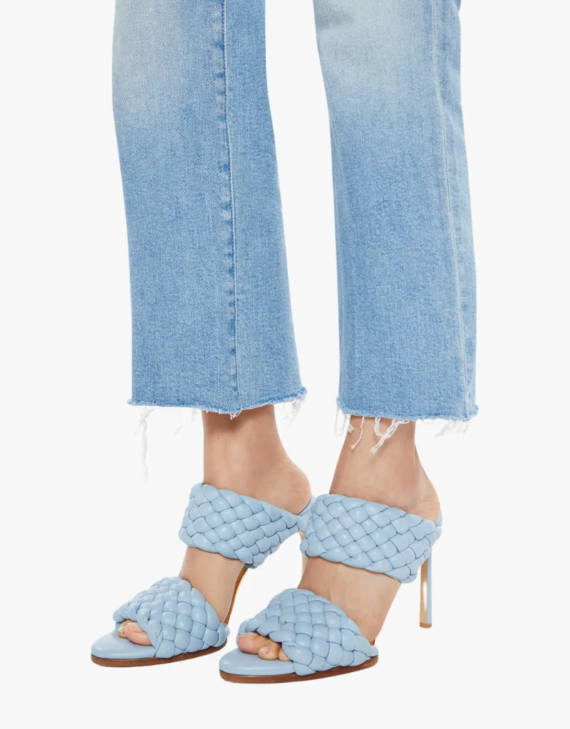 Mother The Kick It Ankle Fray Jeans in Can You Dig It