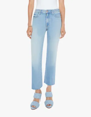 Mother The Kick It Ankle Fray Jeans in Can You Dig It