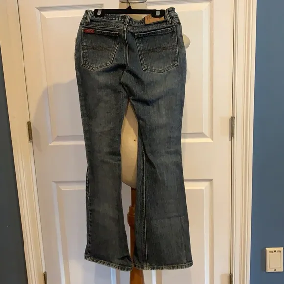 Mudd jeans flare wide leg size 0 junior women’s denim blue