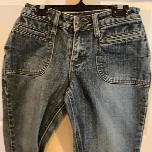 Mudd jeans flare wide leg size 0 junior women’s denim blue