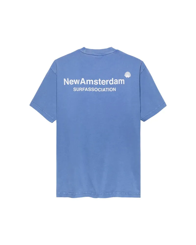 New Amsterdam Surf Association - Logo Tee - Blue