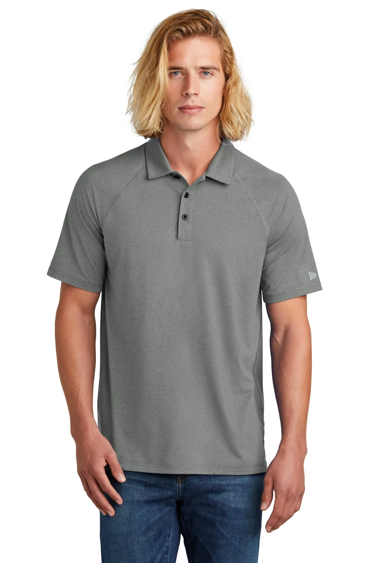 New Era Power Polo NEA225 Shadow Grey Heather