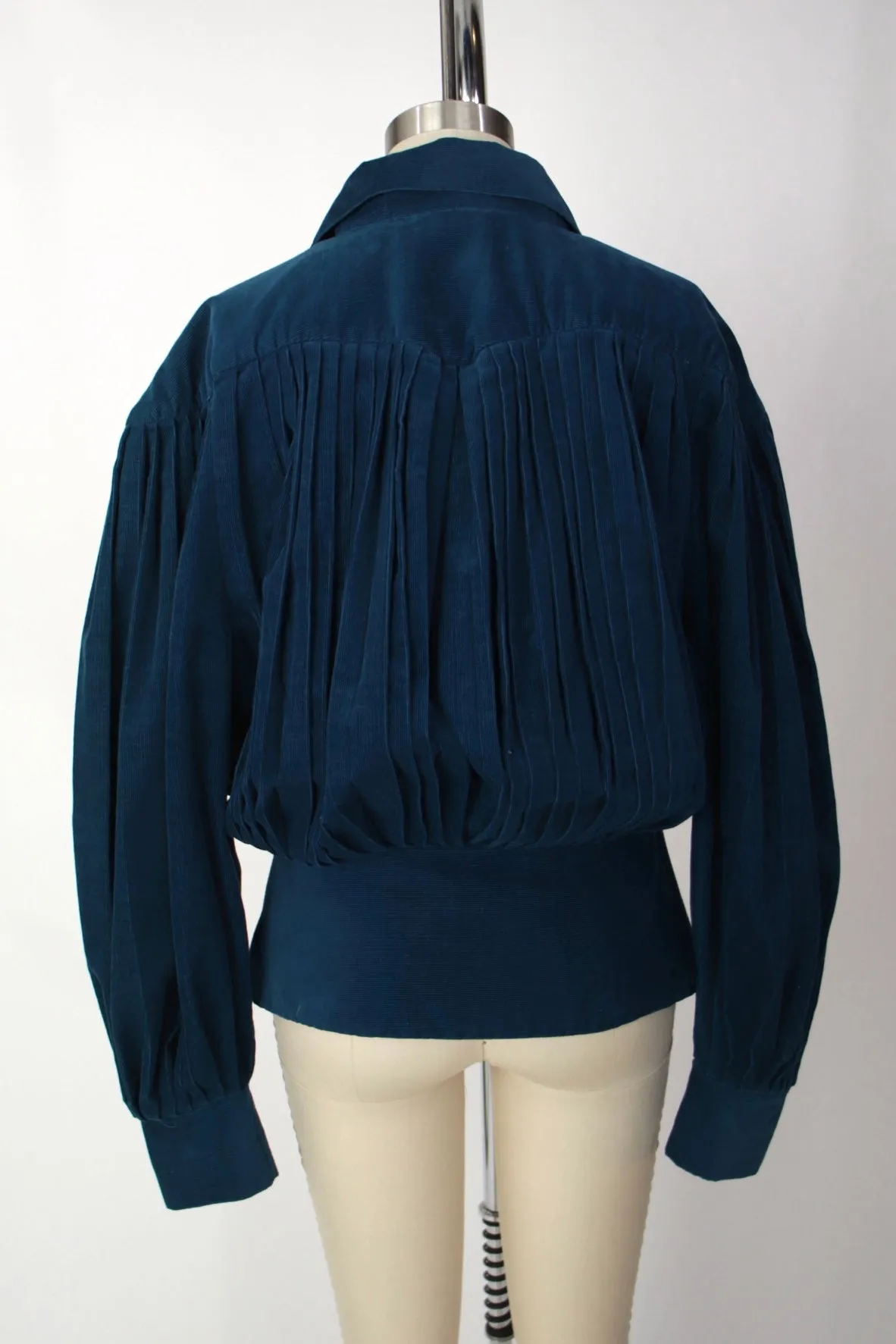 Norma Kamali Corduroy Pleated Jacket