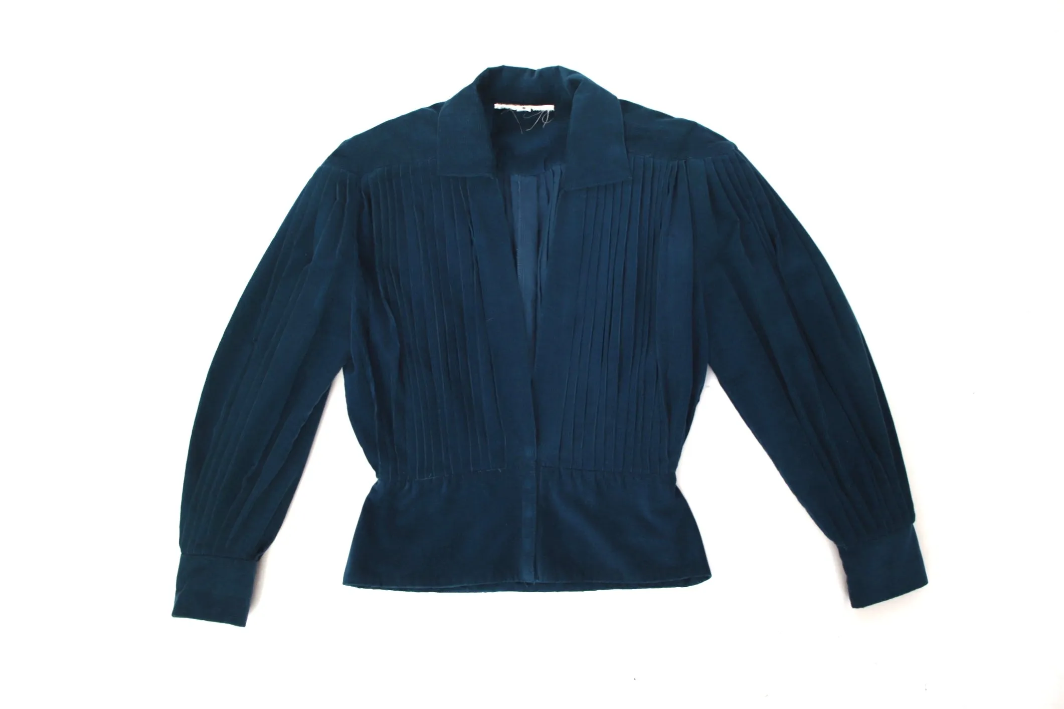 Norma Kamali Corduroy Pleated Jacket